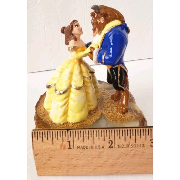 Vintage Disney Ron Lee 1999 Beauty and the Beast & Belle Sculpture #622 Rare - Picture 10 of 10